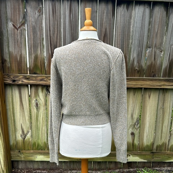 Free People ‘Going for Gold’ Wrap Sweater, size medium - Picture 7 of 10